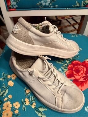 Hey Dude Karina Coconut White women's slip-on. Size 8